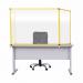 Bi-Office Trio Transparent Board 1200x9002 3mm Yellow GL08219401 BQ11454