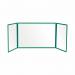 Bi-Office Trio Transparent Board 900x6002 3mm Green GL07219501 BQ11457