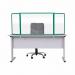 Bi-Office Trio Transparent Board 900x6002 3mm Green GL07219501 BQ11457