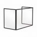Bi-Office Trio Transparent Board 900x6002 3mm Black GL07219001 BQ11459