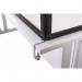 Bi-Office Trio Transparent Board 900x6002 3mm Black GL07219001 BQ11459