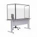 Bi-Office Trio Transparent Board 900x6002 3mm Black GL07219001 BQ11459