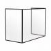 Bi-Office Trio Transparent Board 1200x9002 3mm Black GL08219001 BQ11460