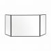 Bi-Office Trio Transparent Board 1200x9002 3mm Black GL08219001 BQ11460