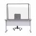 Bi-Office Trio Transparent Board 1200x9002 3mm Black GL08219001 BQ11460