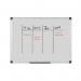 Bi-Office Maya Magnetic Whiteboard Gridded 1800x1200mm MA2747170 BQ11470