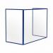 Bi-Office Trio Transparent Board 1200x9002 3mm Blue GL08219301 BQ11473