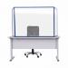 Bi-Office Trio Transparent Board 1200x9002 3mm Blue GL08219301 BQ11473