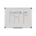 Bi-Office Maya Magnetic Whiteboard Gridded 1200x900mm MA0547170 BQ11547