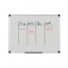 Bi-Office Maya Magnetic Whiteboard Gridded 1200x900mm MA0547170 BQ11547