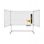 Bi-Office Maya Mobile Trio Whiteboard Magnetic Surface 2000x1000mm TS05042170 BQ11593