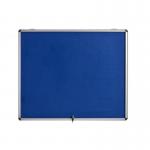 Bi-Office Enclore Fire Retardant Blue Lockable Door Top Hinged 12xA4 ST370101150 BQ12037