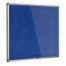 Bi-Office Enclore Fire Retardant Blue Lockable Door Top Hinged 12xA4 ST370101150 BQ12037