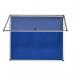 Bi-Office Enclore Fire Retardant Blue Lockable Door Top Hinged 12xA4 ST370101150 BQ12037