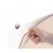 Bi-Office Loop Magnetic Lacquered Steel Surface Frameless board 1800x1000mm Desert WRL01870101 BQ12045