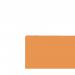 Bi-Office Loop Magnetic Lacquered Steel Surface Frameless board 1800x1000mm Tangerine WRL01890101 BQ12047