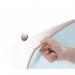 Bi-Office Loop Magnetic Lacquered Steel Surface Frameless board 1800x1000mm Sky WRL01940101 BQ12053