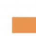 Bi-Office Loop Magnetic Lacquered Steel Surface Frameless board 2400x1000mm Tangerine WRL02890101 BQ12058