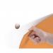 Bi-Office Loop Magnetic Lacquered Steel Surface Frameless board 2400x1000mm Tangerine WRL02890101 BQ12058