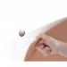 Bi-Office Loop Magnetic Lacquered Steel Surface Frameless board 2400x1000mm Chestnut WRL02960101 BQ12069