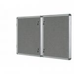 Bi-Office Enclore Fire Retardant Grey Lockable Door Top Hinged 32xA4 ST770102150 BQ12095