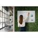 Earth Maya Magnetic Whiteboard 90x60cm Lacquered Steel Surf Aluminium Frame MA0307790 BQ13001