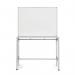 Bi-Office Industrial Desk Magnetic Whiteboard Lacquered Steel 120x90cm SD162606 BQ13401