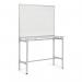Bi-Office Industrial Desk Magnetic Whiteboard Lacquered Steel 120x90cm SD162606 BQ13401