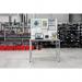 Bi-Office Industrial Desk Magnetic Whiteboard Lacquered Steel 120x90cm SD162606 BQ13401