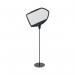 Bi-Office Black Arrow Floor Sign Magnetic Drywipe Surface SIG01010101 BQ17015