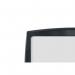 Bi-Office Black Arrow Floor Sign Magnetic Drywipe Surface SIG01010101 BQ17015