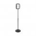 Bi-Office Black Vertical Floor Sign Magnetic Drywipe Surface SIG07060101 BQ17070