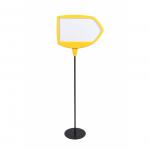 Yellow Arrow Floor Sign Magn Drywipe