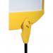 Bi-Office Yellow Arrow Floor Sign Magnetic Drywipe Surface SIG01010909 BQ17911