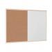 Bi-Office Cork and Drywipe Combination Board 600x400mm MX03001010 BQ23010