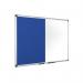 Bi-Office Maya Combination Board Blue FeltDrywipe Surface 60x40cm XA0117170 BQ26117