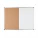 Bi-Office Maya Combination Board CorkDrywipe Surface 180x120cm XA2712170 BQ26121