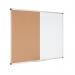 Bi-Office Maya Combination Board CorkDrywipe Surface 180x120cm XA2712170 BQ26121