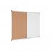 Bi-Office Maya Combination Board CorkMagnetic Surface 180x120cm XA2703170 BQ26237