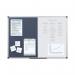 Bi-Office Drywipe and Felt Combination Board 1200x900mm XA0522170 BQ26522