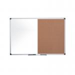 Bi-Office Maya Combination Board CorkDrywipe Surface 80x60cm XA1302170 BQ26979
