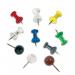 Bi-Office Push Pins Assorted Colours (Pack of 200) PI0324 BQ28420