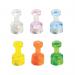 Bi-Office Pin Coloured Magnets (Pack of 6) IM356601 BQ30393