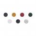 Bi-Office Round Magnets 25mm Assorted Colours Pack of 10 IM140909 BQ30909