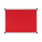 Bi-Office New Generation A9 Felt Noticeboard 60x45cm Red FA0246170 BQ35012