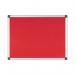 Bi-Office New Generation A9 Felt Noticeboard 60x45cm Red FA0246170 BQ35012