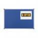 Bi-Office Aluminium Trim Felt Notice Board 900x600mm Blue FA0343170 BQ35034