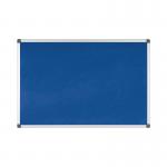 Bi-Office Aluminium Trim Felt Notice Board 1200x900mm Blue FA0543170-999 BQ35054