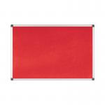 Bi-Office New Generation A9 Felt Noticeboard 240x120cm Red FA2146170 BQ35146