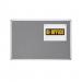 A9 Felt Noticeboard 60x45 Grey